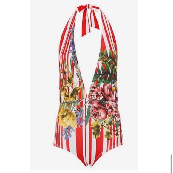 Rococo Sand One Piece Halter Swimsuit. - Picture 5 of 8